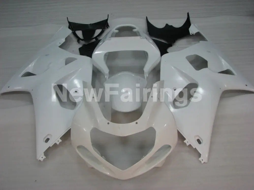 All White No decals - GSX-R600 01-03 Fairing Kit