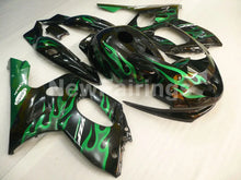 Load image into Gallery viewer, Black and Green Flame - YZF600R Thundercat 96-07 Fairing Kit Vehicles &amp; Parts &gt; Vehicle Parts &amp; Accessories &gt; Motor