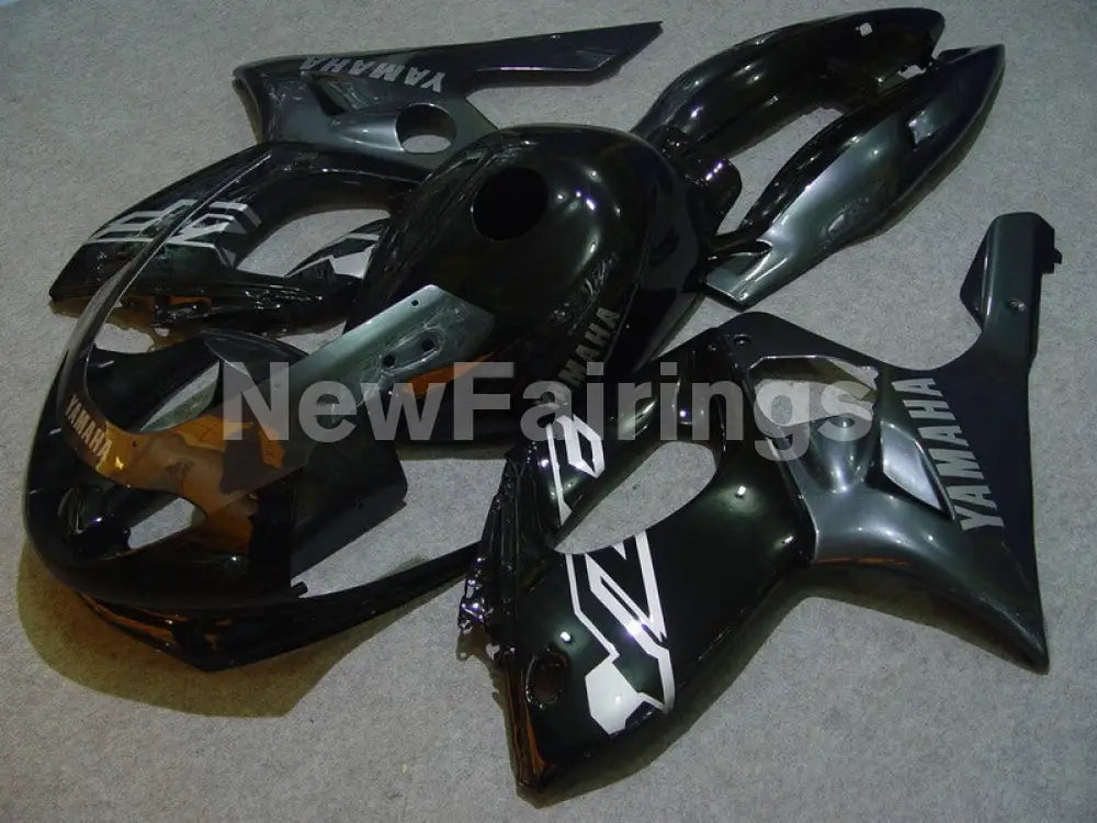 Black and Grey Factory Style - YZF600R Thundercat 96-07 Fairing Kit Vehicles & Parts > Vehicle Parts & Accessories >