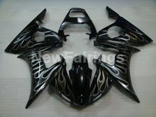 Load image into Gallery viewer, Black and Grey Flame - YZF-R6 03-04 Fairing Kit Vehicles &amp; Parts &gt; Vehicle Parts &amp; Accessories &gt; Motor Vehicle Parts &gt;