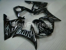 Load image into Gallery viewer, Black and Grey Flame - YZF-R6 03-04 Fairing Kit Vehicles &amp; Parts &gt; Vehicle Parts &amp; Accessories &gt; Motor Vehicle Parts &gt;
