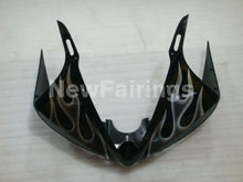 Load image into Gallery viewer, Black and Grey Flame - YZF-R6 03-04 Fairing Kit Vehicles &amp; Parts &gt; Vehicle Parts &amp; Accessories &gt; Motor Vehicle Parts &gt;