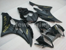 Load image into Gallery viewer, Black and Matte Black with Gold Stickers Factory Style - YZF-R6 06-07 Fairing Kit Vehicles &amp; Parts &gt; Vehicle Parts &amp;