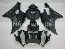 Load image into Gallery viewer, Black and Matte Black with Gold Stickers Factory Style - YZF-R6 06-07 Fairing Kit Vehicles &amp; Parts &gt; Vehicle Parts &amp;