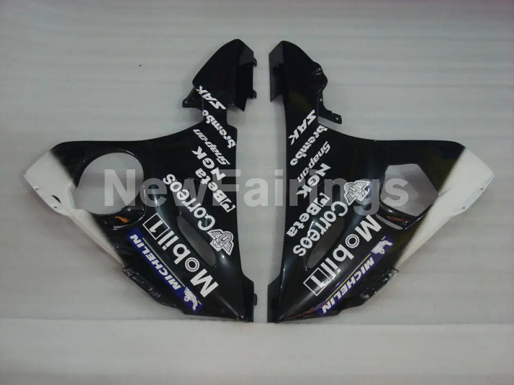 Black and White West - YZF-R6 03-04 Fairing Kit Vehicles & Parts > Vehicle Parts & Accessories > Motor Vehicle Parts >
