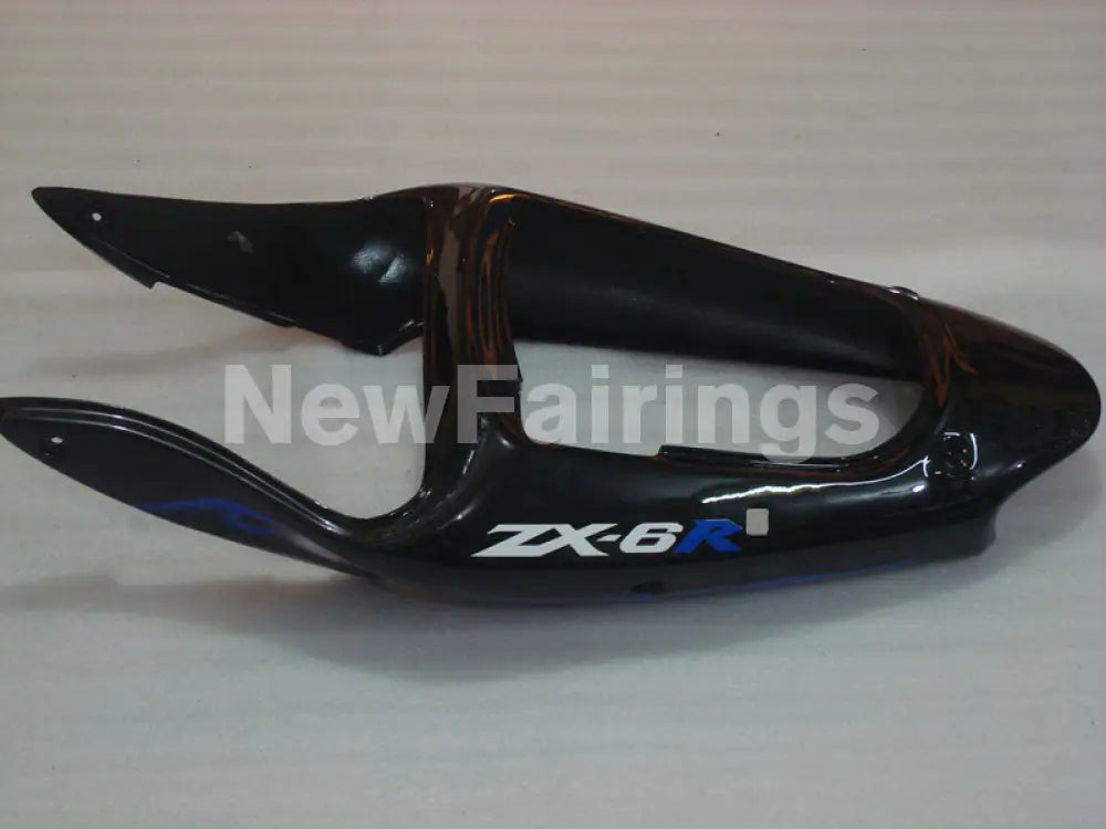 Black and Blue Flame NINJA ZX 6R 00 02 Fairing Kit Vehicles