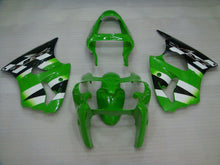 Load image into Gallery viewer, Black Green Factory Style - NINJA ZX-6R 00-02 Fairing Kit