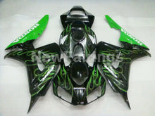 Load image into Gallery viewer, Black and Green Flame - CBR1000RR 06-07 Fairing Kit -