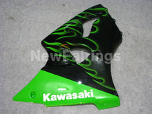Load image into Gallery viewer, Black and Green Flame NINJA ZX 6R 00 02 Fairing Kit