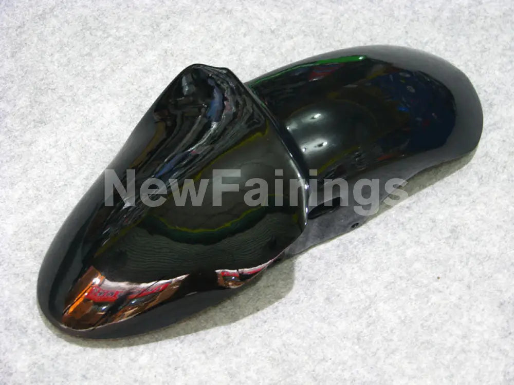 Black and Green Flame NINJA ZX 6R 00 02 Fairing Kit