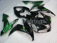 Load image into Gallery viewer, Black and Green Flame - YZF-R1 04-06 Fairing Kit - Vehicles