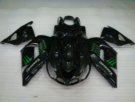 Black and Green Monster - NINJA ZX-14R 06-11 Fairing Kit