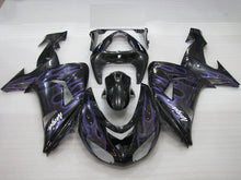 Load image into Gallery viewer, Black and Purple Flame - NINJA ZX-10R 06-07 Fairing Kit