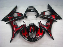 Load image into Gallery viewer, Black Red Factory Style - YZF-R6 03-04 Fairing Kit Vehicles &amp; Parts &gt; Vehicle Parts &amp; Accessories &gt; Motor Vehicle Parts