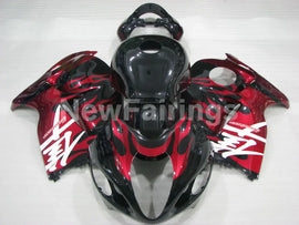 Black Red Flame - GSX1300R Hayabusa 99-07 Fairing Kit