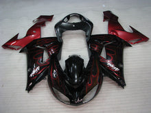 Load image into Gallery viewer, Black Red Flame - NINJA ZX-10R 06-07 Fairing Kit