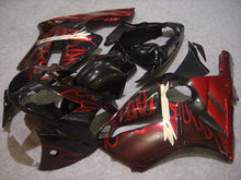 Load image into Gallery viewer, Black and Red Flame - NINJA ZX-12R 02-04 Fairing Kit