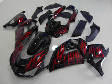 Load image into Gallery viewer, Black and Red Flame - NINJA ZX-14R 06-11 Fairing Kit