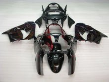 Load image into Gallery viewer, Black with Red Flame - NINJA ZX-9R 00-01 Fairing Kit
