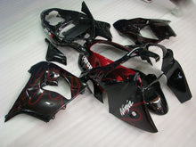 Load image into Gallery viewer, Black with Red Flame - NINJA ZX-9R 00-01 Fairing Kit