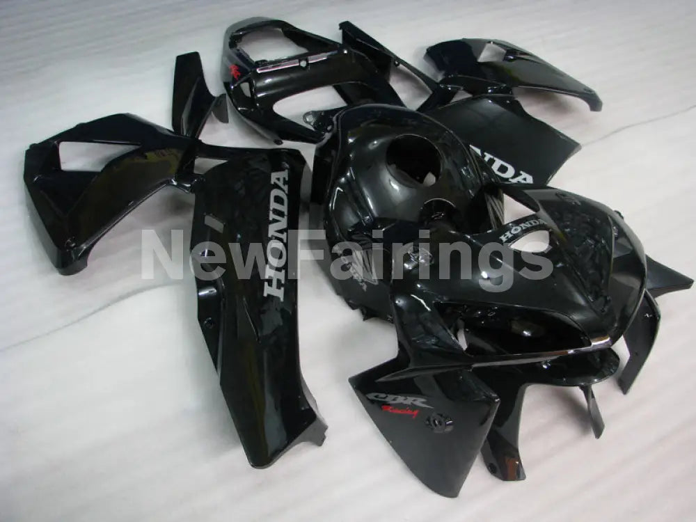 Black with Silver Decals Factory Style - CBR600RR 05-06 Fairing Kit