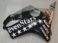 Load image into Gallery viewer, Black and Silver SevenStars - CBR600 F4 99-00 Fairing Kit -