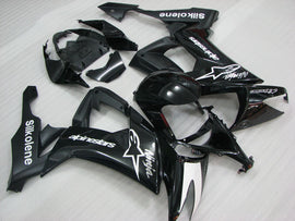 Black and White alpinestars - NINJA ZX-10R 08-10 Fairing