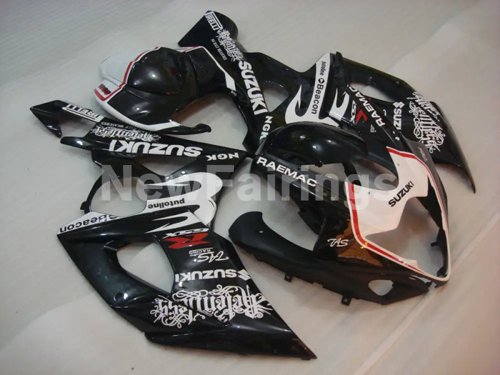 Black and White Beacon - GSX - R1000 05 - 06 Fairing Kit