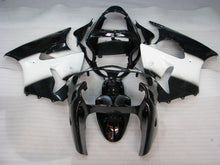 Load image into Gallery viewer, Black and White No decals - NINJA ZX-6R 00-02 Fairing Kit