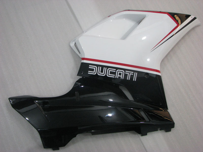 Black and White Factory Style - Ducati 848/1098/1198 07-11