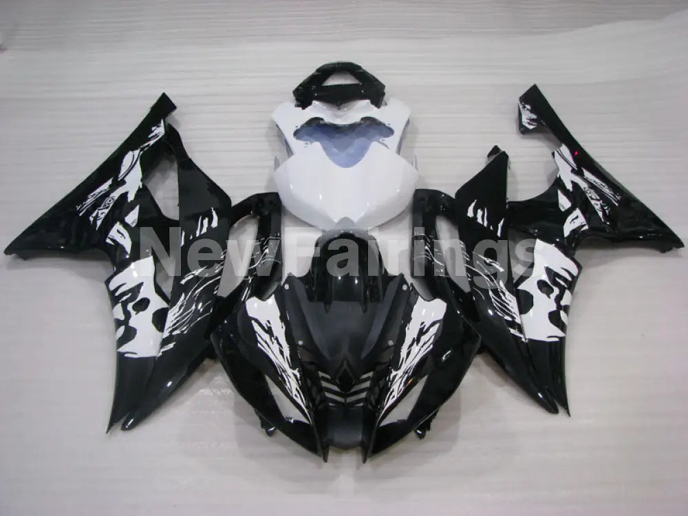 Black White Factory Style - YZF-R6 08-16 Fairing Kit – NewFairing