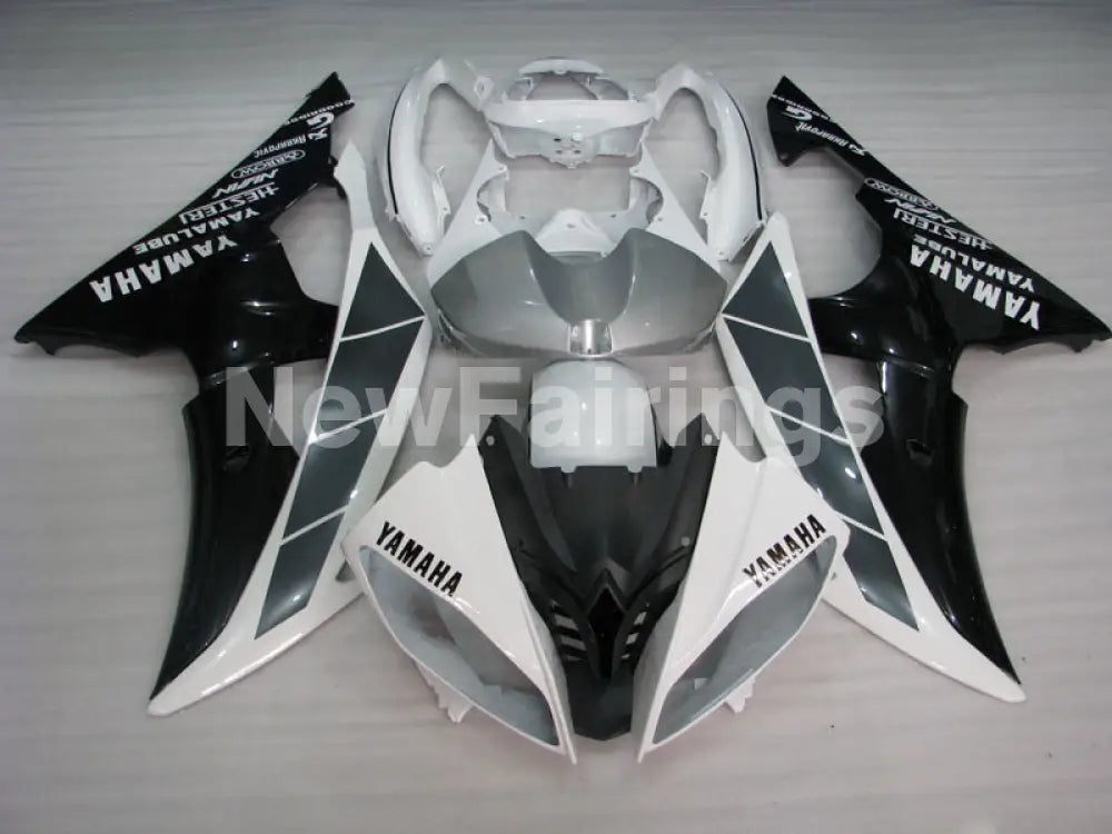 Black and White Factory Style - YZF-R6 08-16 Fairing Kit Vehicles & Parts > Vehicle Parts & Accessories > Motor Vehicle