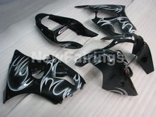 Load image into Gallery viewer, Black and White Flame NINJA ZX 6R 00 02 Fairing Kit