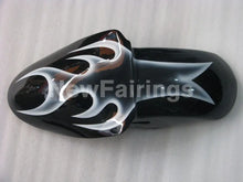 Load image into Gallery viewer, Black and White Flame NINJA ZX 6R 00 02 Fairing Kit