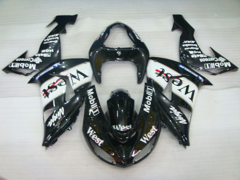 Black and White West - NINJA ZX-10R 06-07 Fairing Kit