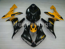 Load image into Gallery viewer, Black and Yellow Flame - YZF-R1 04-06 Fairing Kit