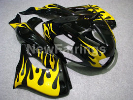 Black and Yellow Flame - YZF1000R Thunderace 96-05 Fairing Kit Vehicles & Parts > Vehicle Parts & Accessories > Motor