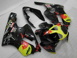 Black and Yellow Red Bull - NINJA ZX-12R 02-04 Fairing Kit