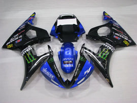 Blue and Black Monster - YZF-R6 03-04 Fairing Kit Vehicles & Parts > Vehicle Parts & Accessories > Motor Vehicle Parts