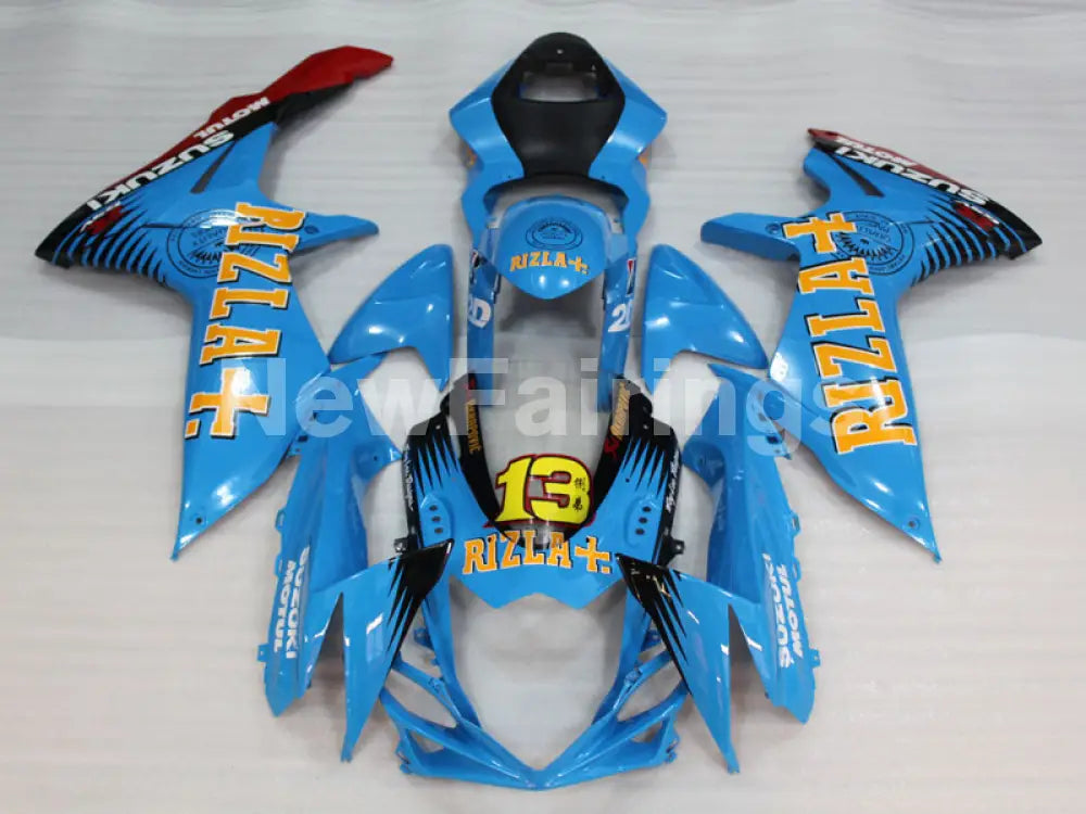Gsx R600 Rizla Kit Blue and Black Red Rizla - GSX-R600 11-26 Fairing Kit – NewFairings