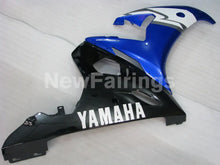 Load image into Gallery viewer, Blue Black and White Factory Style - YZF-R6 03-04 Fairing Kit Vehicles &amp; Parts &gt; Vehicle Parts &amp; Accessories &gt; Motor