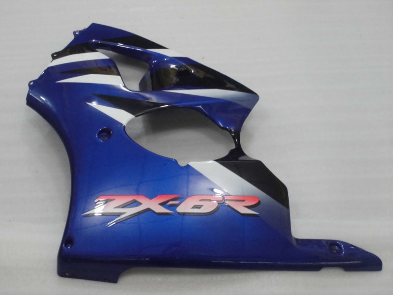 Blue and Black Factory Style - NINJA ZX-6R 00-02 Fairing