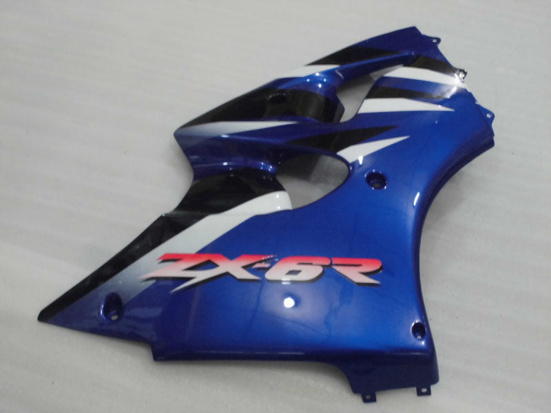 Blue and Black Factory Style - NINJA ZX-6R 00-02 Fairing