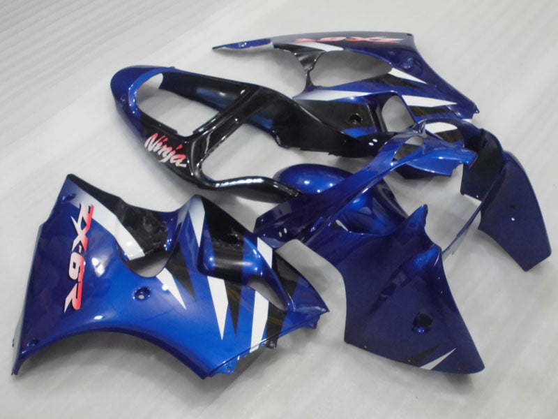 Blue and Black Factory Style - NINJA ZX-6R 00-02 Fairing