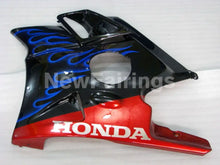 Load image into Gallery viewer, Blue and Black Red Flame - CBR600 F2 91-94 Fairing Kit -
