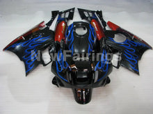 Load image into Gallery viewer, Blue and Black Red Flame - CBR600 F2 91-94 Fairing Kit -