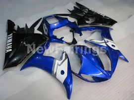 Blue Black and White Factory Style - YZF-R6 03-04 Fairing Kit Vehicles & Parts > Vehicle Parts & Accessories > Motor
