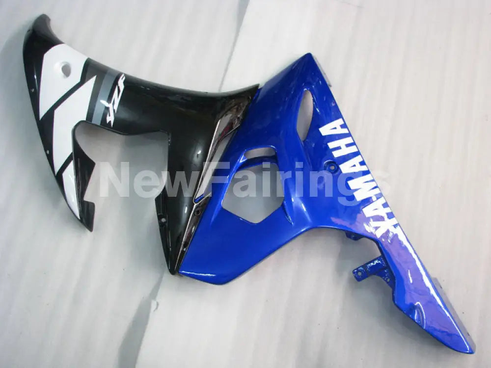 Blue and Black White Factory Style - YZF-R6 03-04 Fairing Kit Vehicles & Parts > Vehicle Parts & Accessories > Motor