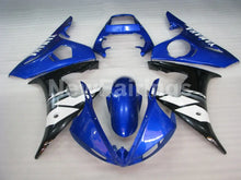 Load image into Gallery viewer, Blue and Black White Factory Style - YZF-R6 03-04 Fairing Kit Vehicles &amp; Parts > Vehicle Parts &amp; Accessories > Motor