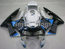 Load image into Gallery viewer, Blue Black and White Motorcycle - CBR600RR 03-04 Fairing Kit